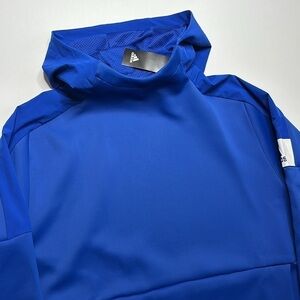 Adidas Performance Blue Fleece Hoodie